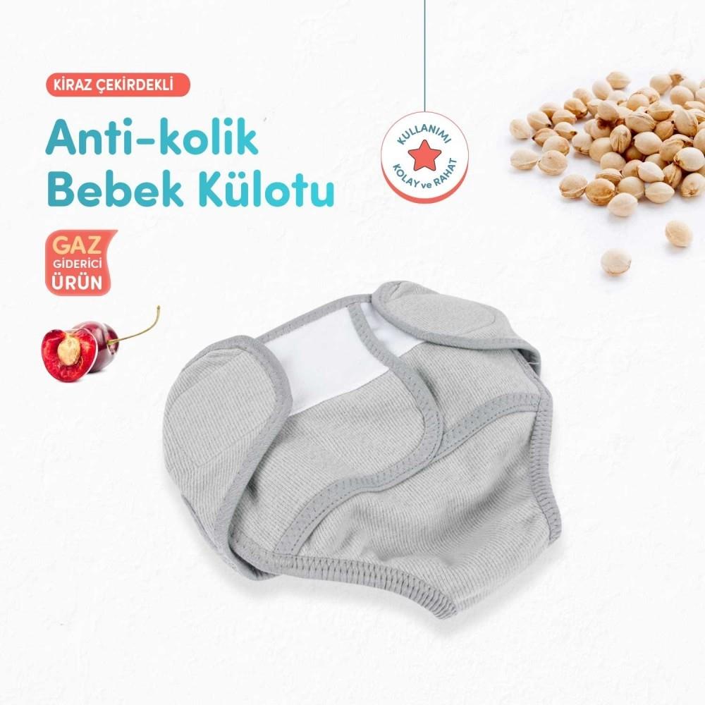 Sevi Bebe Antikolik Bebek Külotu - Gri 684-13