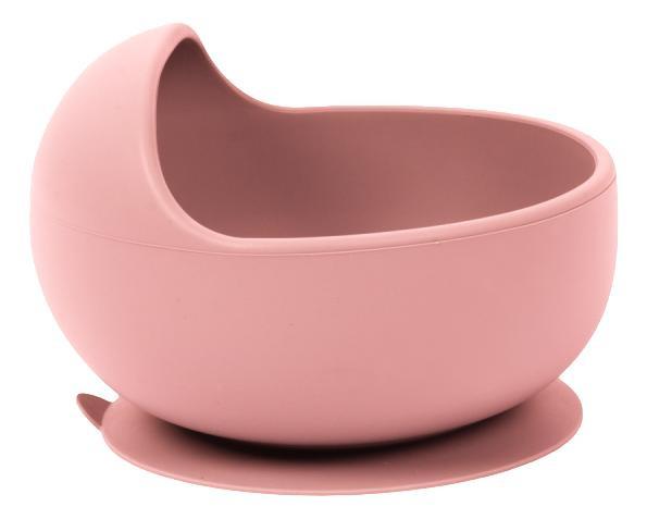 Sevi Bebe Vakum Tabanlı Silikon Kase - Gül Kurusu 508-150