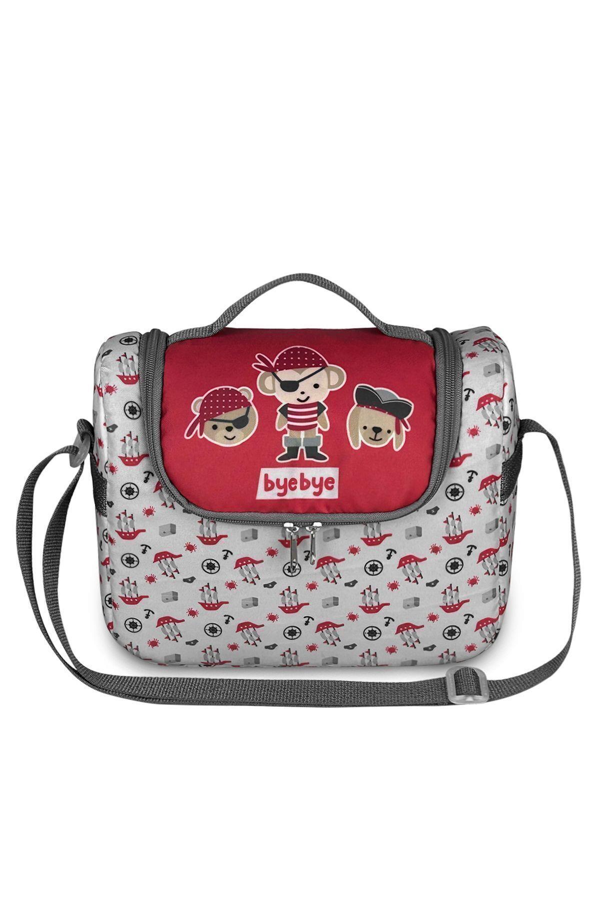 Stylo Byebye Yummy Okul Öncesi Kreş Çocuk El ve Omuz Termo Beslenme Çantası ( KORSAN )