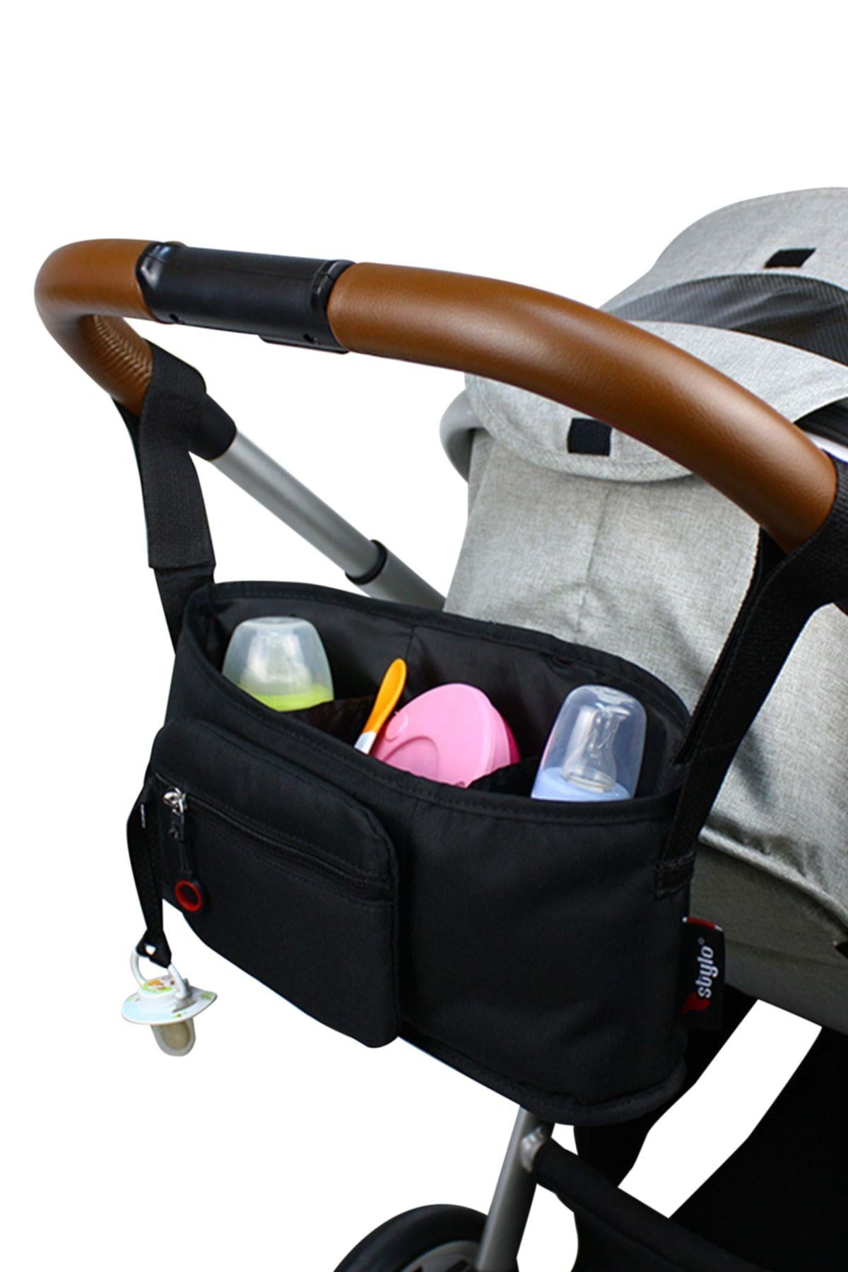 Stylo Trip Stroller Bebek Arabası Organizatörü (SİYAH)