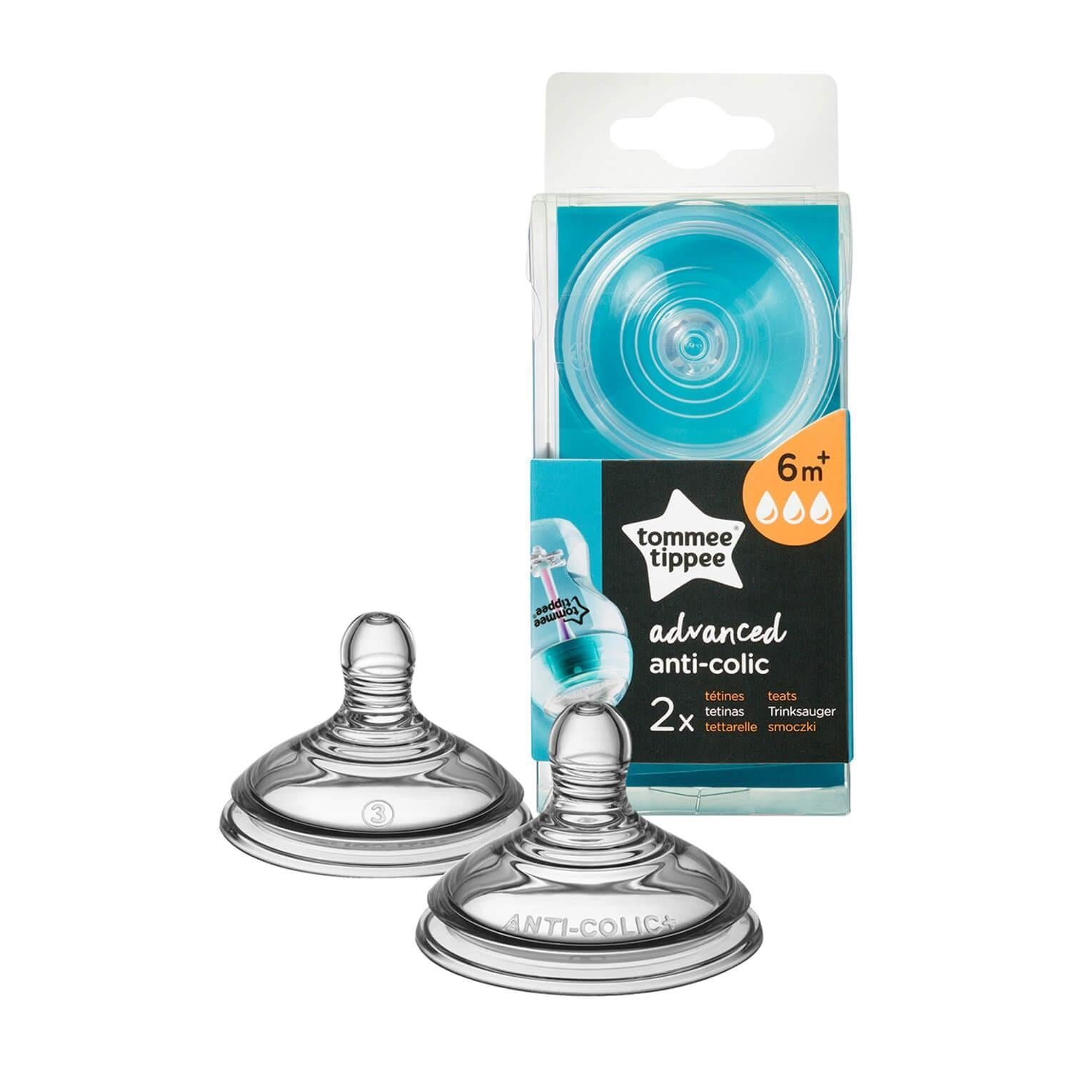 Tommee Tippee Gelişmiş Antikolik Biberon Emzik 2 Adet - Hızlı Akış