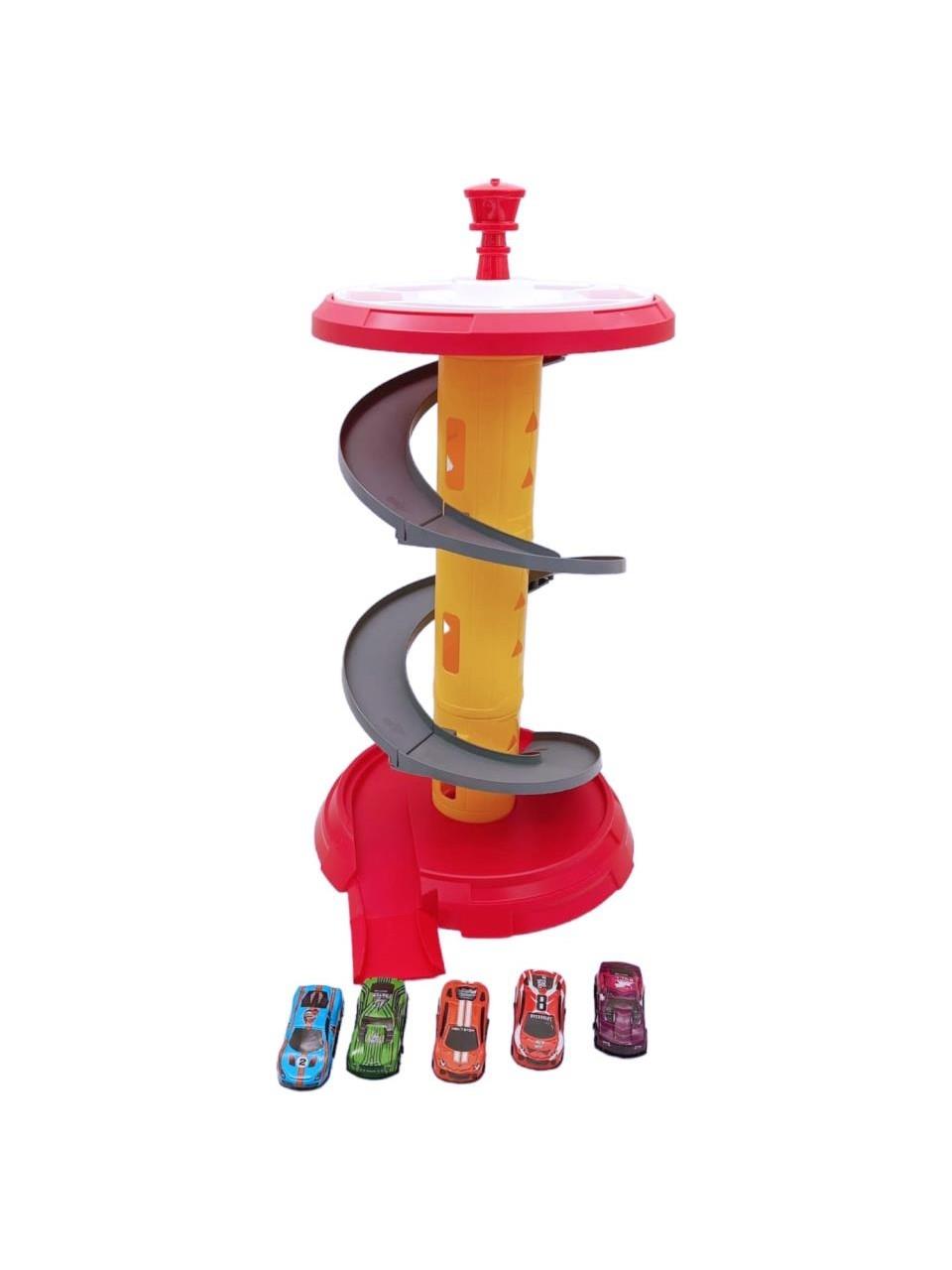 Toysan Toysan Racer Twıster Track - 5 Metal Cars Spr-47 8695019011318