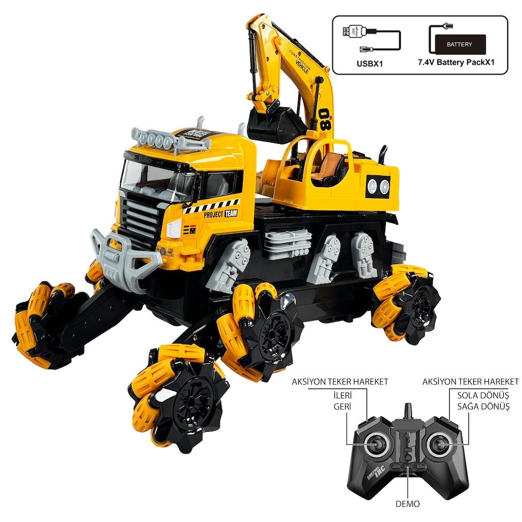 Vardem Uk Ff Sarjlı 2.4g 6 Teker Kamyon