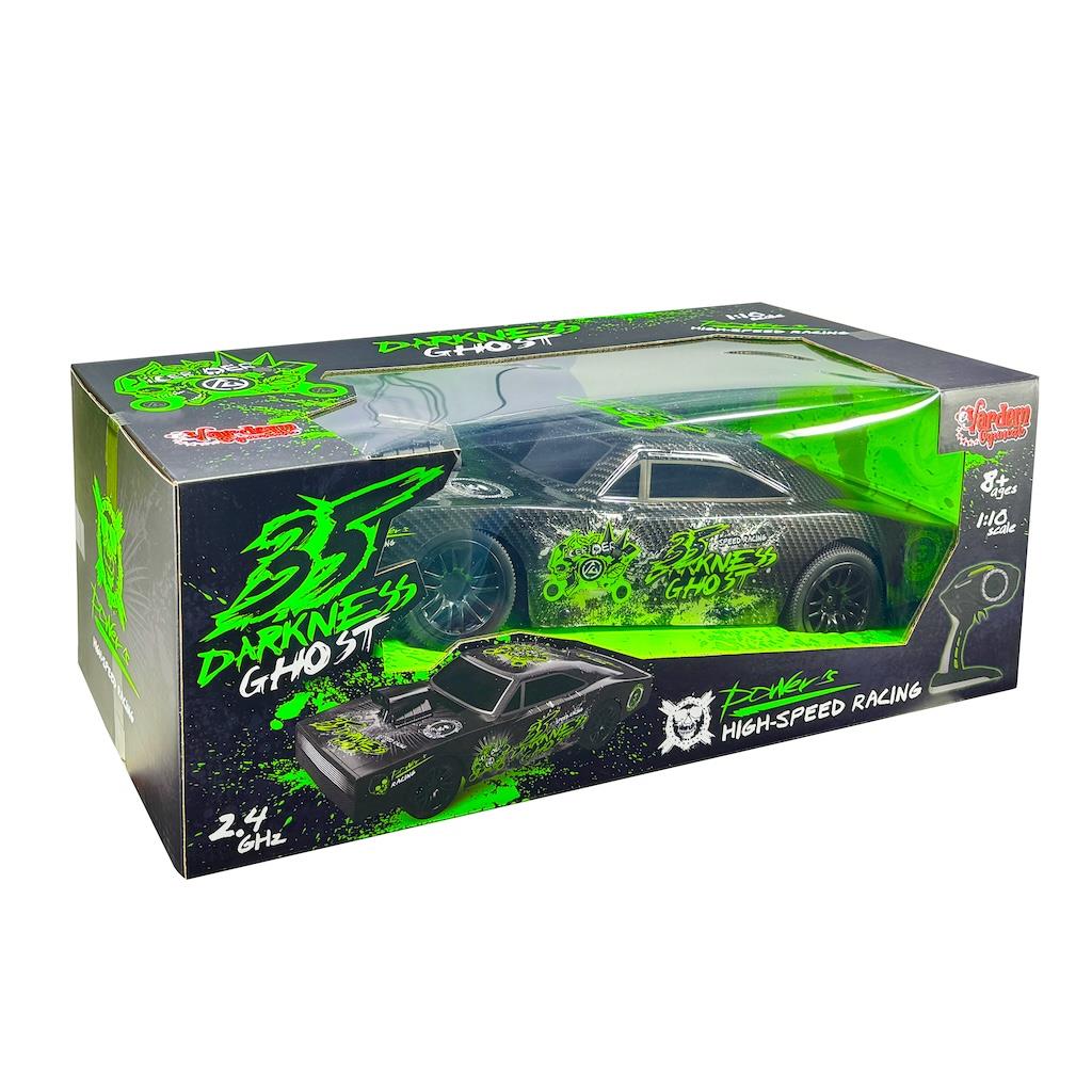 Vardem Uzaktan Kumandalı Full Fonksiyon 2.4G Şarjlı 1:10 Siyah Canavar Araba