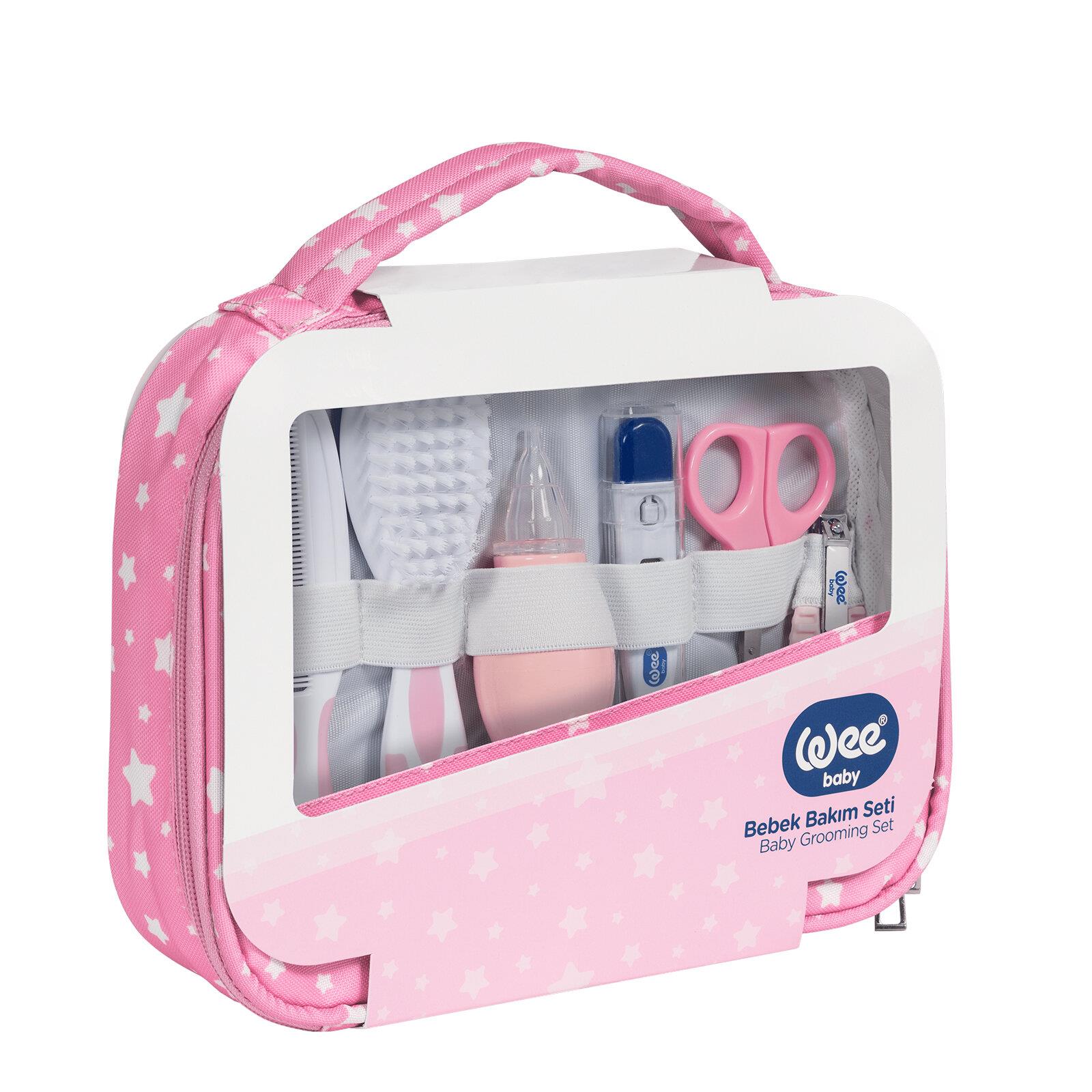 Wee Baby Bebek Bakım Seti - Pembe 9 Parça