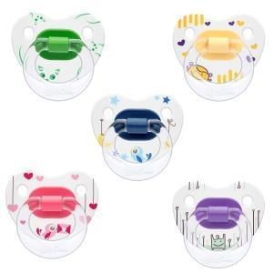 Wee Baby Emzik Silikonlu Damaklı Desenli NO:3 Kod:835 Karma Renk