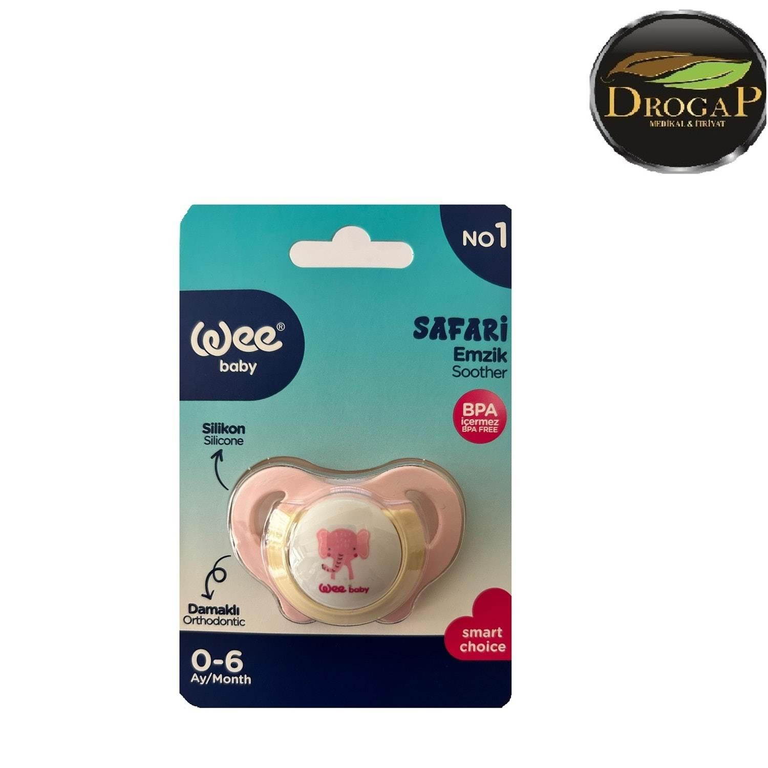 Wee Baby safari damaklı emzik.no:1 Karma Renk