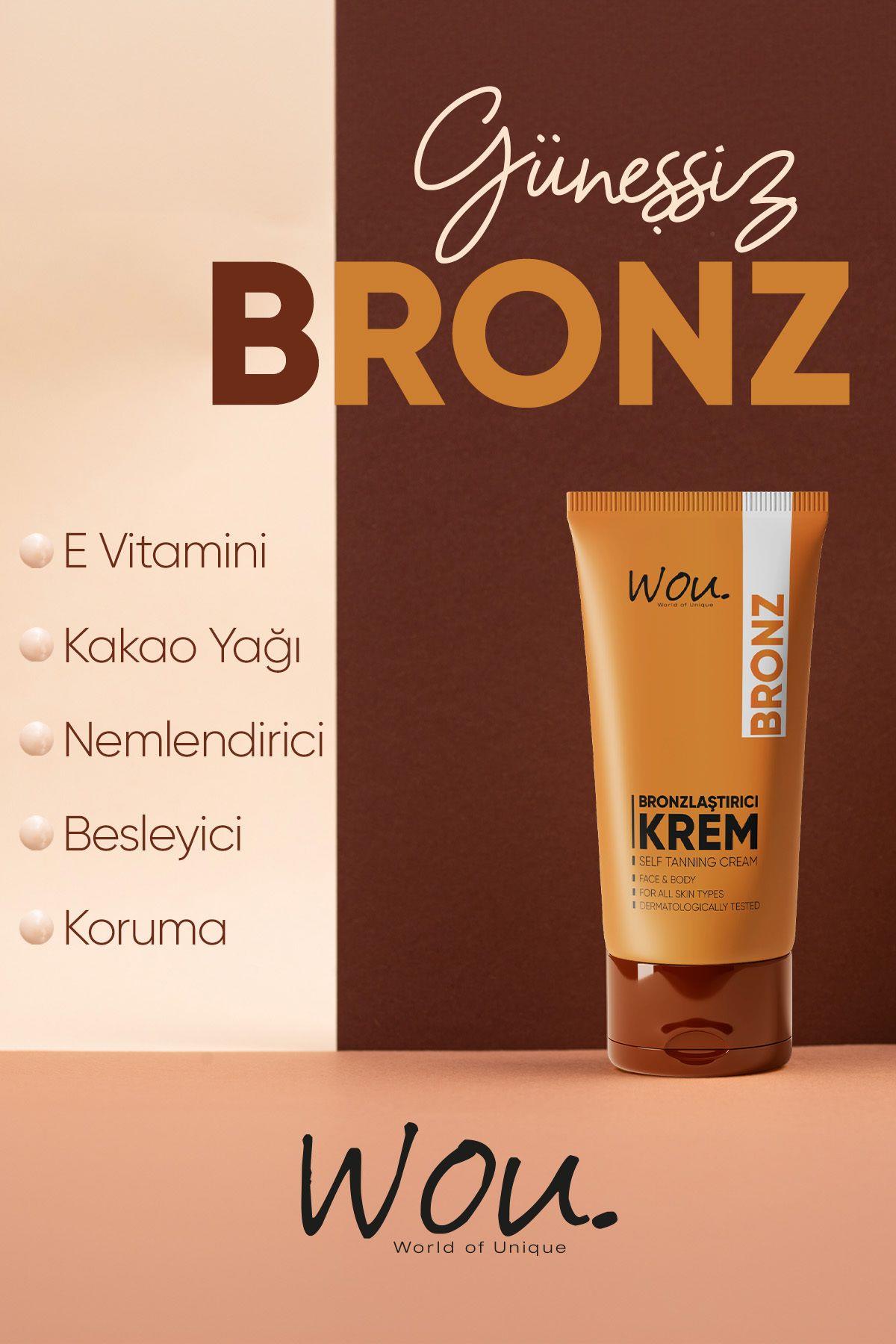 Wou World of Unique Güneşsiz Bronzlaştırıcı ve Nemlendirici Krem 50ml