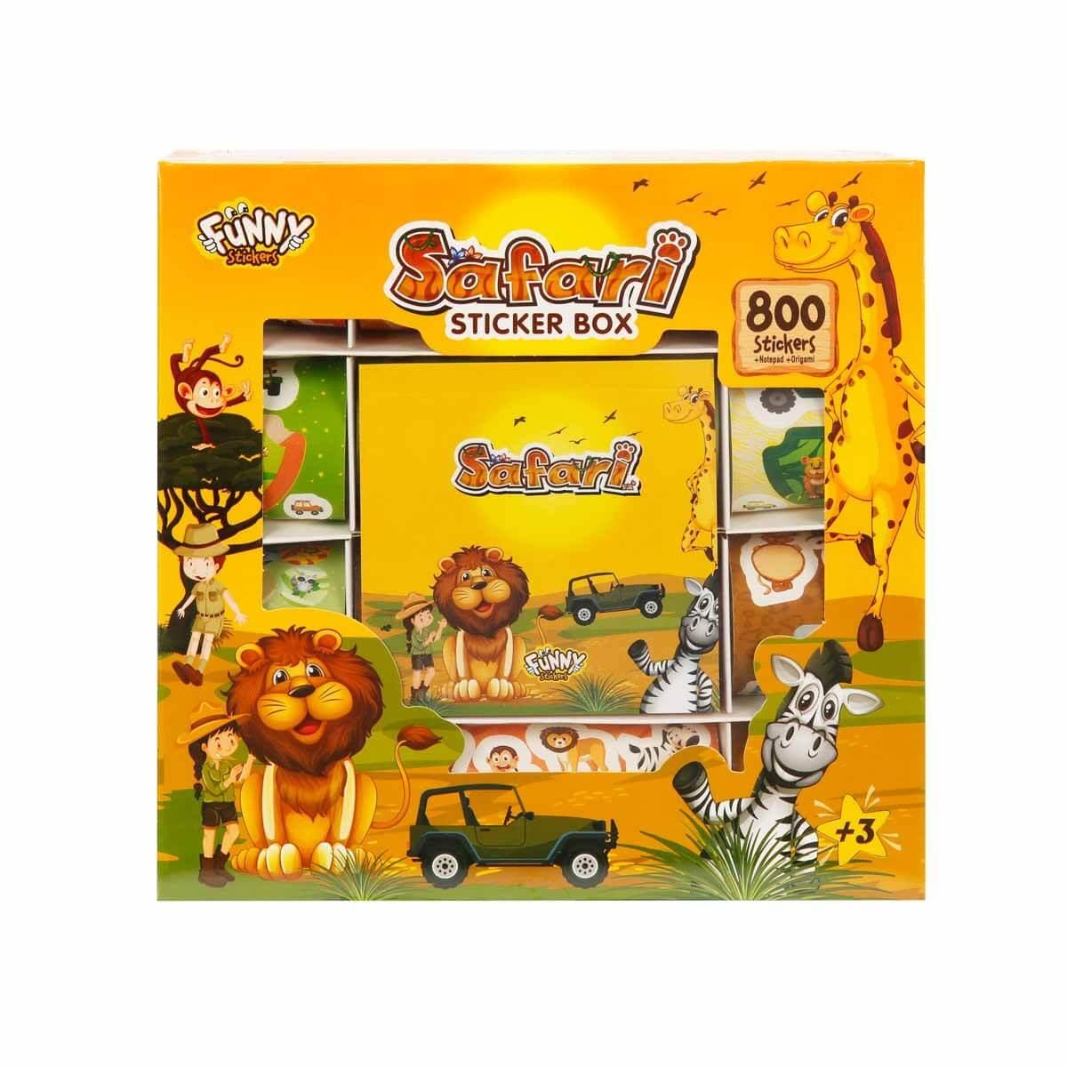 Yuup Aden Oyuncak Safari Sticker Seti 802 Parça