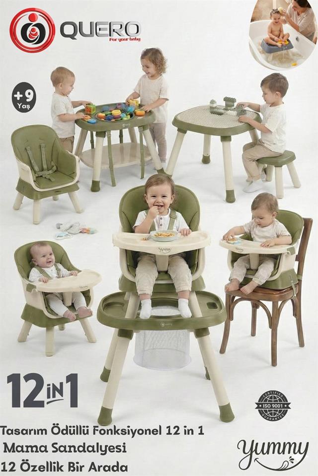 Quero Yummy Mama Sandalyesi Yeşil 3919578002194