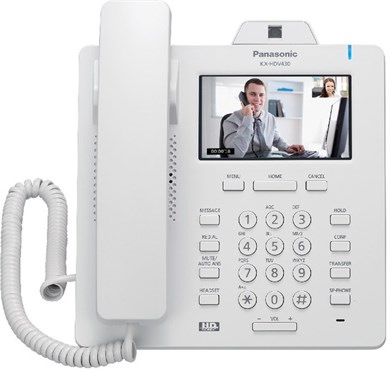 Panasonic KX-HDV430 Beyaz Kameralı IP SIP Masaüstü Telefon