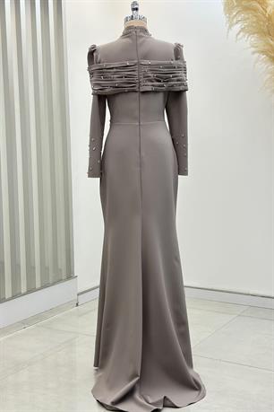 Aden Tesettür Abiye Vizon