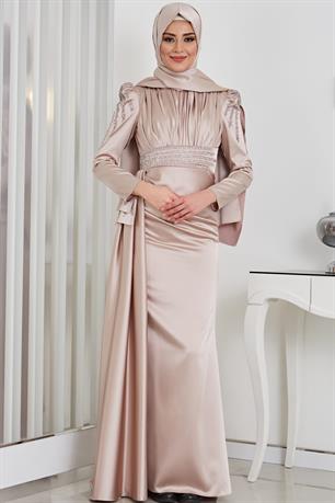 Alina Tesettür Abiye Vizon