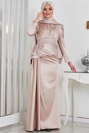 Alina Tesettür Abiye Vizon