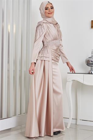 Alina Tesettür Abiye Vizon