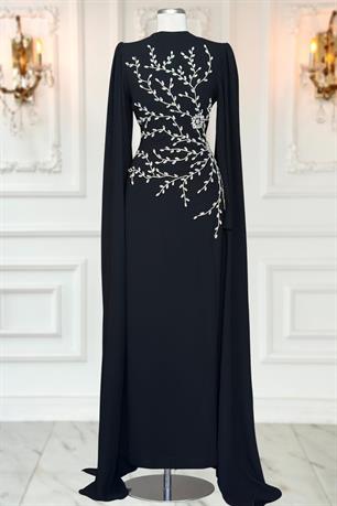 Alya Tesettür Abiye Siyah