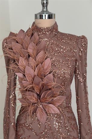 Amara Tesettür Abiye Bakır