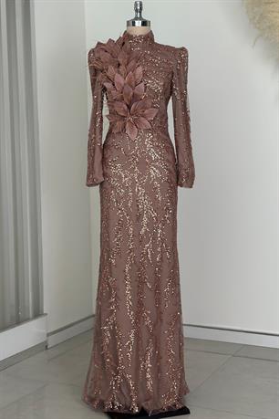 Amara Tesettür Abiye Bakır