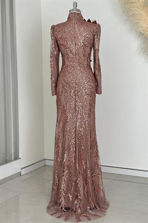 Amara Tesettür Abiye Bakır