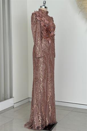 Amara Tesettür Abiye Bakır