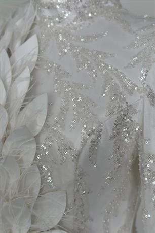 Amara Tesettür Abiye Beyaz