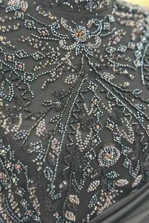 Anabel Tesettür Abiye Siyah