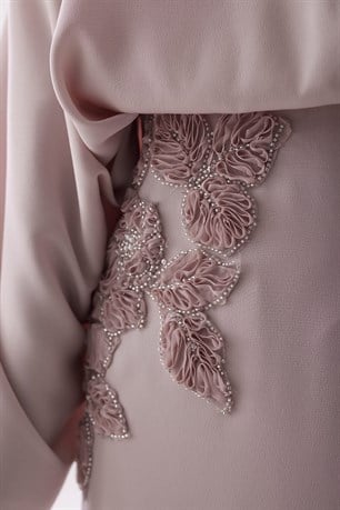 Angel Lova Tesettür Abiye Pudra