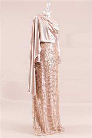 Angel Tesettür Abiye Rose