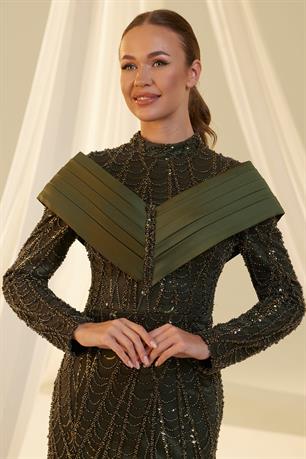 Anka Tesettür Abiye Haki