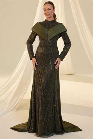 Anka Tesettür Abiye Haki