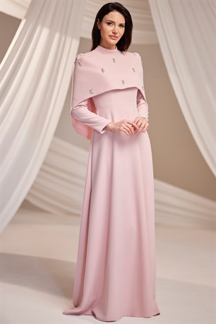 Aria Tesettür Abiye Pudra