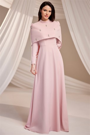 Aria Tesettür Abiye Pudra