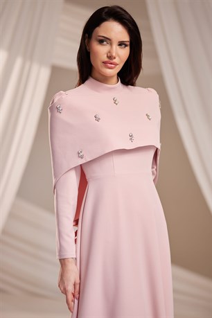 Aria Tesettür Abiye Pudra