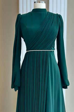 Arin Tesettür Abiye Zümrüt