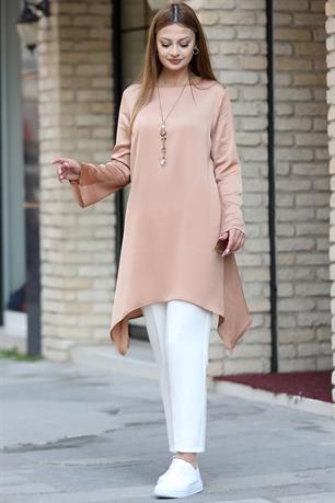 Armin Tesettür Tunik Camel