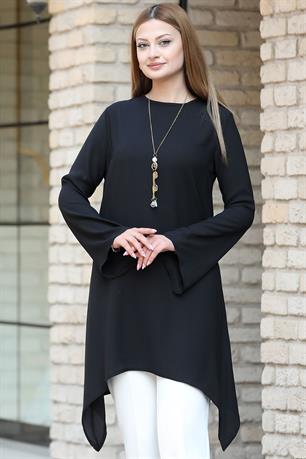 Armin Tesettür Tunik Siyah