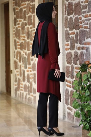 Arya Tesettür Tunik Bordo