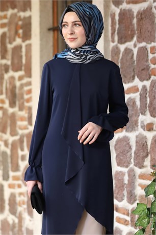 Arya Tesettür Tunik Lacivert