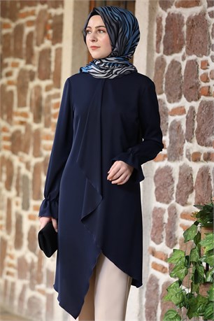 Arya Tesettür Tunik Lacivert