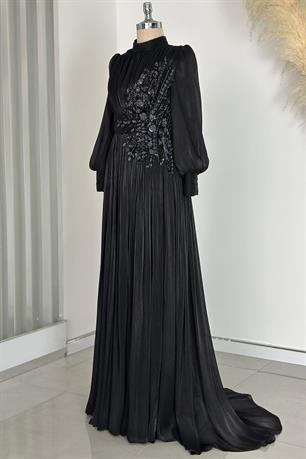 Astoria Tesettür Abiye Siyah