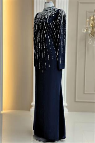 Ayla Tesettür Abiye Siyah