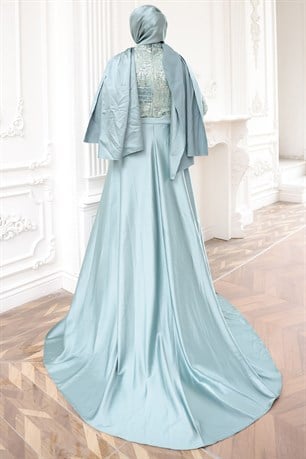 Berra Tesettür Abiye Mint