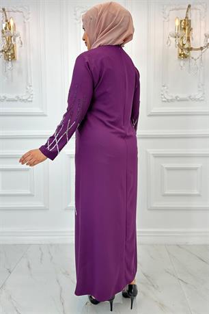 Berrin Tesettür Abiye Mürdüm