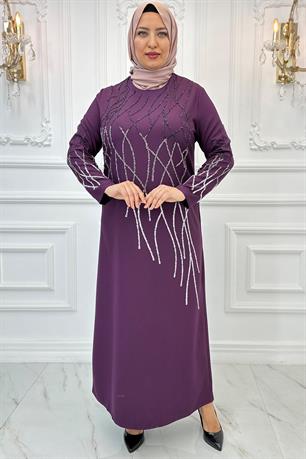 Berrin Tesettür Abiye Mürdüm