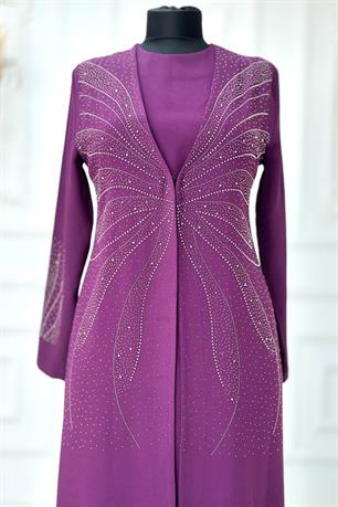 Ceren Tesettür Abiye Mürdüm