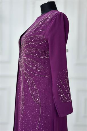 Ceren Tesettür Abiye Mürdüm