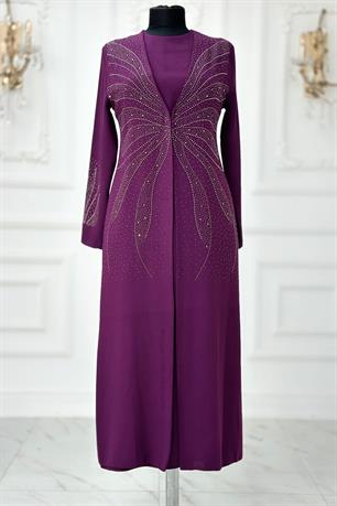 Ceren Tesettür Abiye Mürdüm