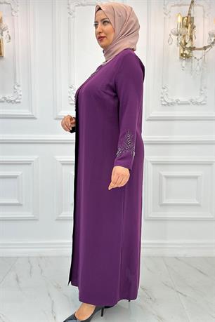 Çiğdem Tesettür Abiye Mürdüm