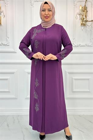 Çiğdem Tesettür Abiye Mürdüm