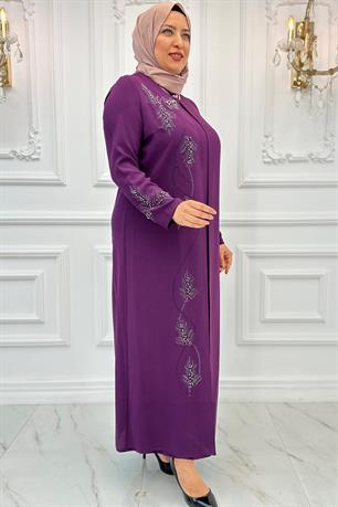 Çiğdem Tesettür Abiye Mürdüm